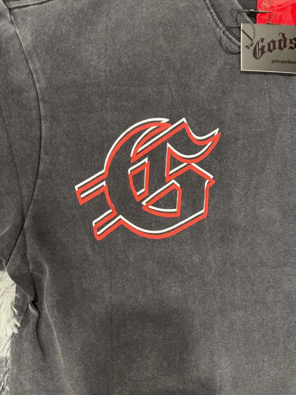 Godspeed New York Statue of Liberty E Pluribus Unum Washed Black T-Shirt - Picture 2 of 4